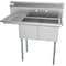 Koolmore 2 Compartment Stainless Steel  Commercial Kitchen Prep & Utility Sink with Drainboard SB141611-12L3 - alternate 1